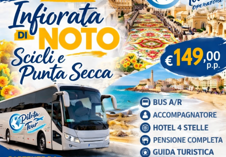 Infiorata di Noto e Punta Secca