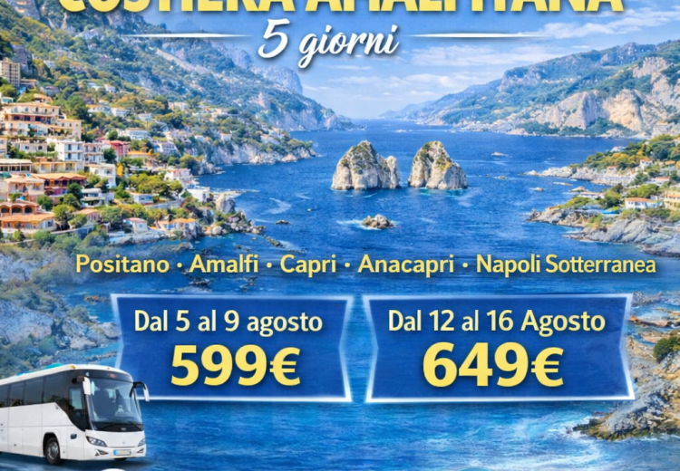 Tour lungo la Costiera Amalfitana
