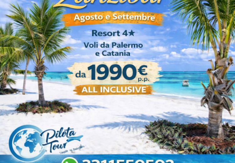 Vacanza da sogno a Zanzibar