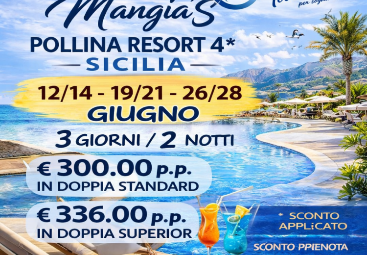 Weekend in Sicilia al Pollina Resort